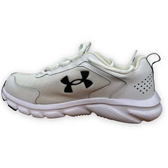 Under Armour Womens Charged Assert 9 White Black Size 6 Running Shoes Women - Picture 5 of 12